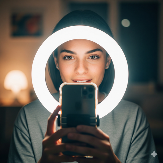 המדריך השלם לרינג לייט: איך לצלם כמו מקצוענים, גם בלי מצלמה יקרה